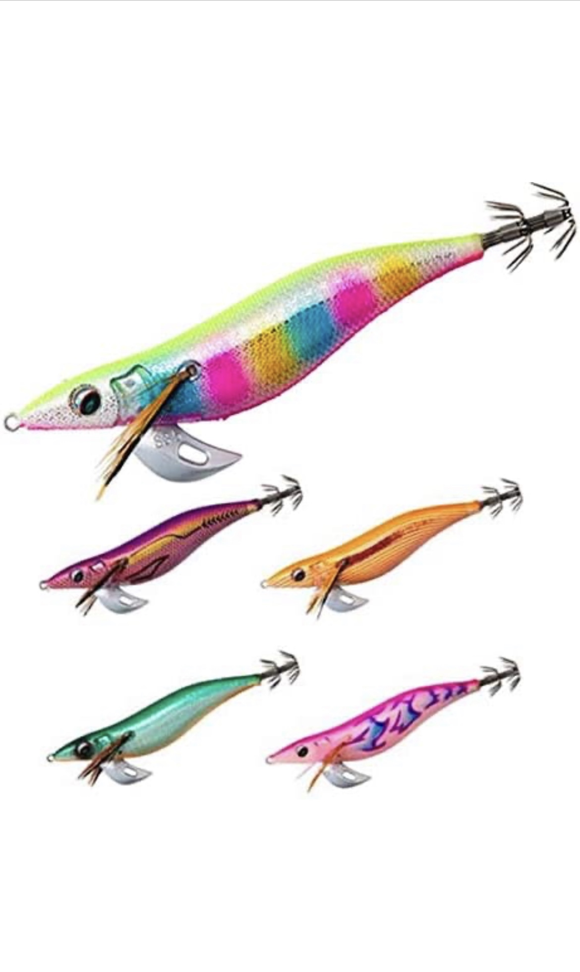 🦑Daiwa瑩光夜光餌木, 日本妹, 釣魷魚專用